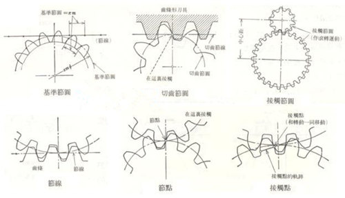  漸開線齒形